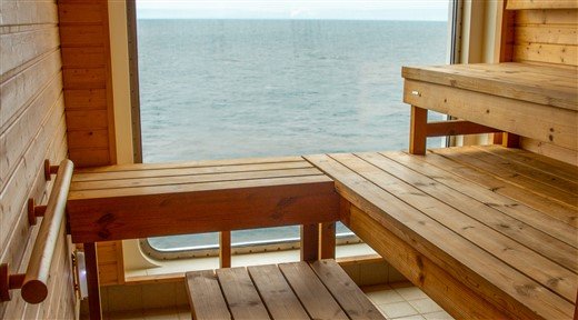 Sauna an Bord Antarktis