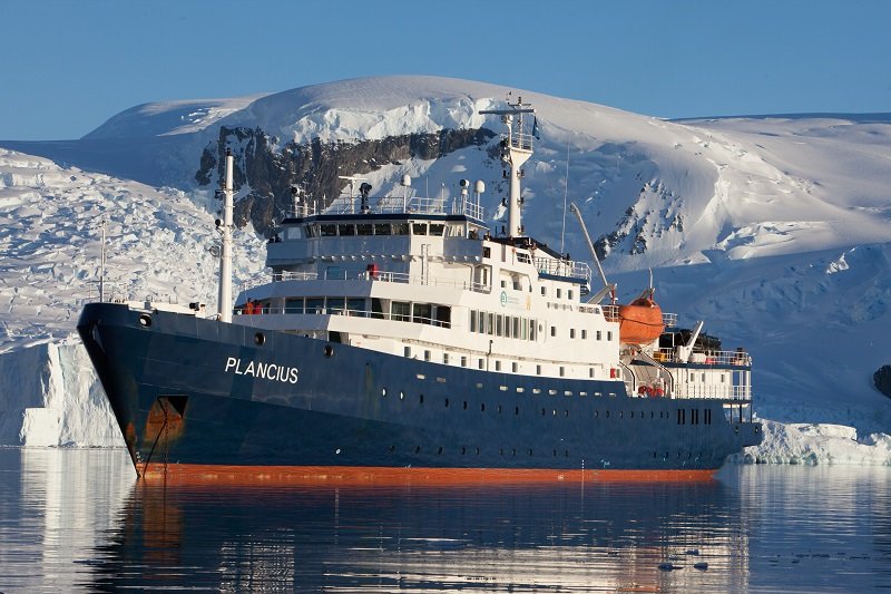 Antarktis Schiff Plancius