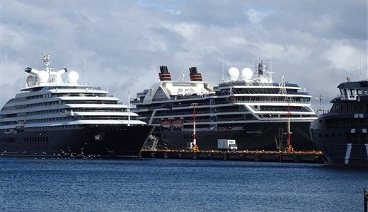 Schiffe in Ushuaia Antarktis