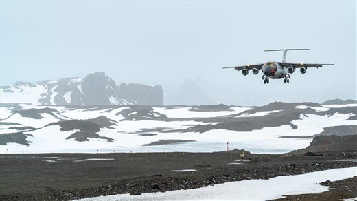 Flug King George Island