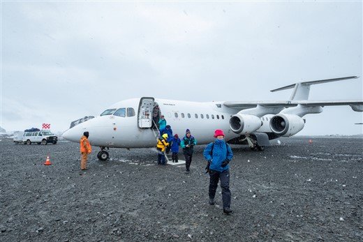 Flugzeug Antarktis