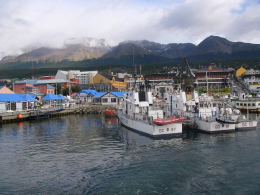 Antarktis Ushuaia Hafen