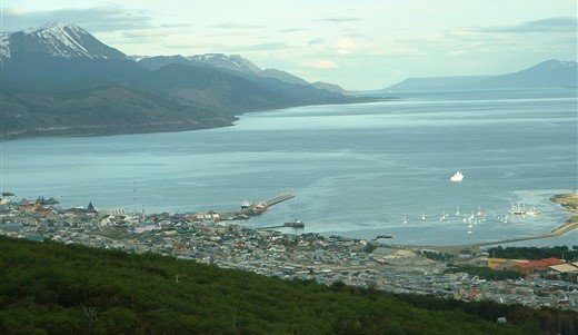 Stadt Ushuaia Antarktis