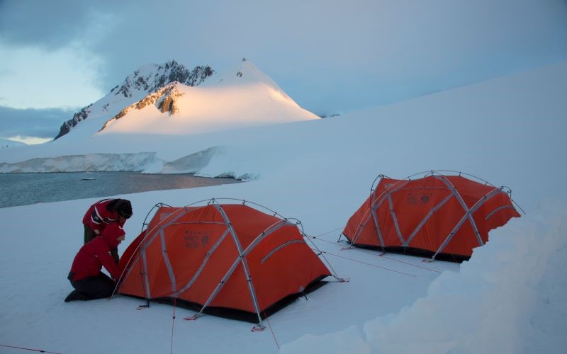 Camping Antarktis
