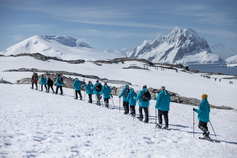 Antarktis Schneeschuhwanderung