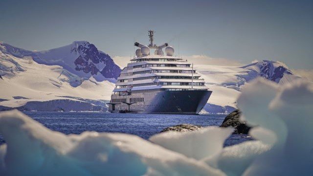 Antarktis Schiff der Deluxe Klasse Scenic Eclipse