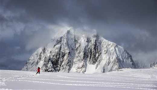 Schneeschuhwanderung Antarktis