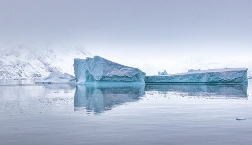 Schwimmende Eisberge Antarktis