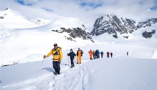 Schneeschuhwandern Antarktis